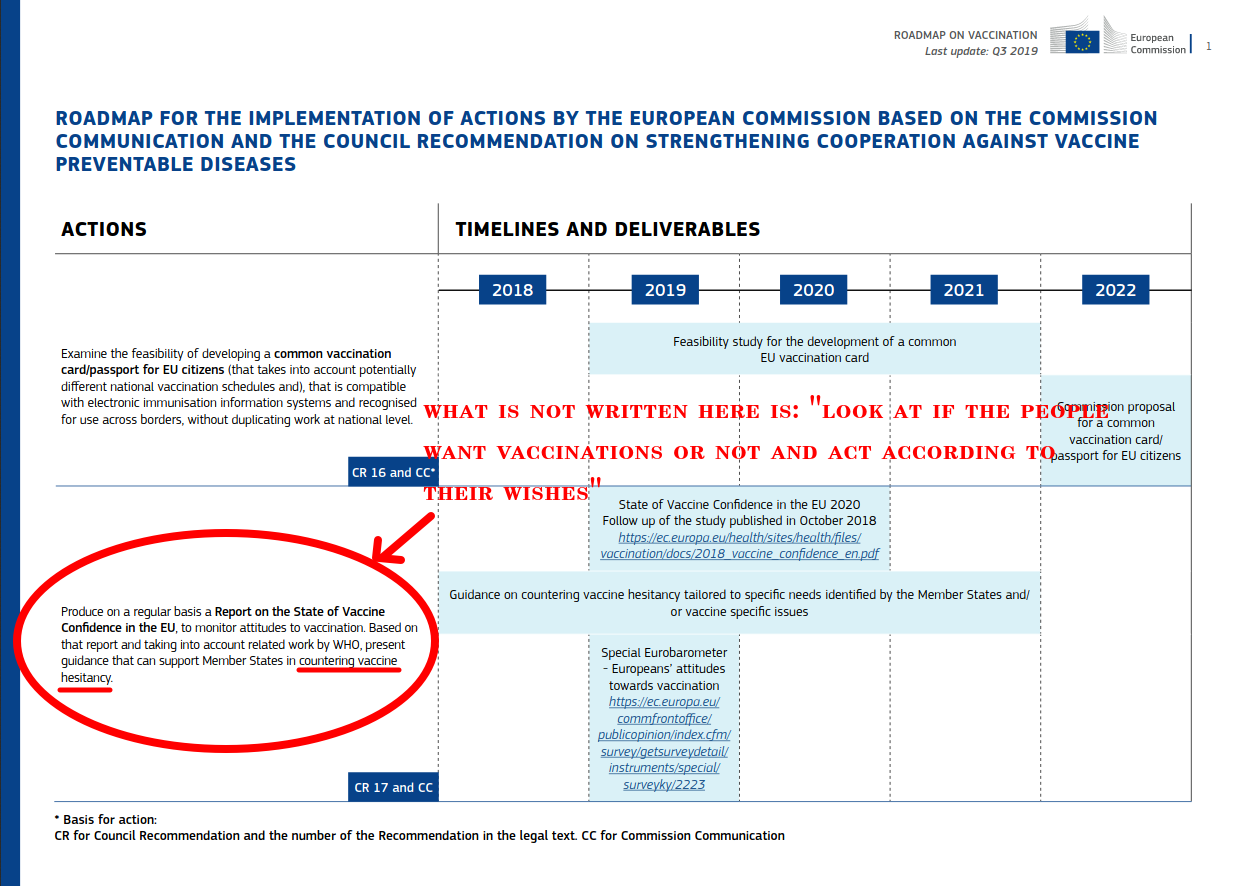 European Council vaccination policy