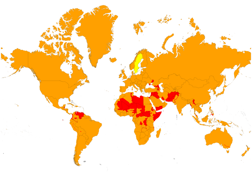 Travel-safe countries in the world 7 nov
                    2020