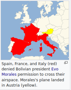 Evo Morales airplane grounded