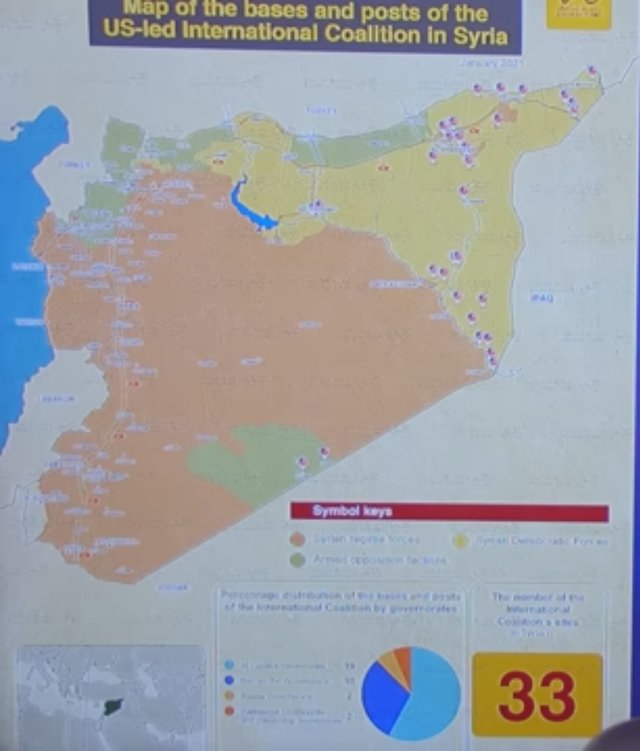 US military bases Syria