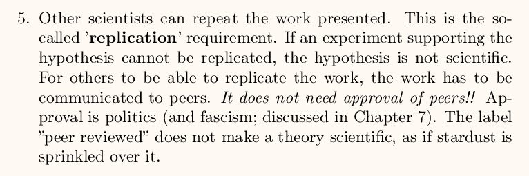 What is
                  science. 5: replication